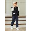 Arshiner Boys Cargo Joggers Pants Kids Elastic Waist Casual Pants Lightweight School Pants with 4 Pockets 5-12 Years(Navy Blue)