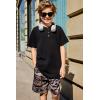 Arshiner Boy’s Henley T-Shirt and Camo Shorts Set 2 Pieces Summer Clothing Outfits 5-6 Years