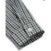 Arshiner Boy’s Plaid Button Down Shirt Long Sleeve Roll Up Casual Shirts with Pocket 4-11 Years(Green/White Check)