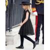 Arshiner Flower Girl Dress Toddler Lace Tutu Ruffle Sleeve Wedding Birthday Party Tulle Dresses(Black)