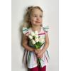 Arshiner Girls 2 Piece Outfit Ruffle Sleeve Peplum Top And Biker Shorts Lightweight Breathable Summer Clothing Set(Multicolor)