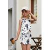 Arshiner Girls 2 Piece Outfits Summer Clothes Twist Front Tank Top and Active Short with Pockets Kids Clothing Sets(Tie Dye_black&white)