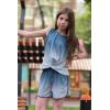 Arshiner Girls 2 Piece Outfits Summer Clothes Twist Front Tank Top and Active Short with Pockets Kids Clothing Sets(Tie Dye_green)