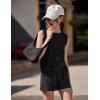 Arshiner Girls 2 Piece Outfits Summer Tank Top and Shorts Set with Pockets Kids Sleeveless Clothes 6-14Y(Black)