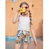 Arshiner Girl’s 2 Piece Outfits Summer Tie Knot Tank Top and Paperbag Waist Pocketed Short Sets(White Orange Flower)