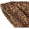 Arshiner Girls 2 Piece Outfits Sweatsuits Sets Kangaroo Pocket Long Sleeve Hooded Sweatshirt with Flare Sweatpants Sets(Leopard Print)