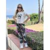 Arshiner Girls Clothes 2 Piece Summer Outfits Drop Shoulder Top Pullover Sweatpants Jogger Set Sweatsuits Tracksuits 6-14Y(Multicolor)