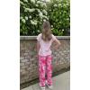Arshiner Girls Clothes 2 Piece Summer Outfits Drop Shoulder Top Pullover Sweatpants Jogger Set Sweatsuits Tracksuits 6-14Y(Pink Tie Dye)