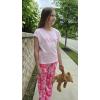 Arshiner Girls Clothes 2 Piece Summer Outfits Drop Shoulder Top Pullover Sweatpants Jogger Set Sweatsuits Tracksuits 6-14Y(Pink Tie Dye)