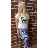 Arshiner Girls Clothes 2 Piece Summer Outfits Drop Shoulder Top Pullover Sweatpants Jogger Set Sweatsuits Tracksuits 6-14Y(Purple Camo)