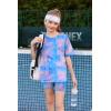 Arshiner Girls Clothes Summer 2 Piece Outfits Drop Shoulder T-Shirts and Biker Shorts Kids Fashion Clothing Sets(Tie Dye)