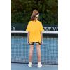Arshiner Girls Clothes Summer 2 Piece Outfits Drop Shoulder T-Shirts and Biker Shorts Kids Fashion Clothing Sets(Yellow)