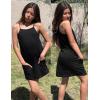 Arshiner Girls Dress with Shorts Casual Summer Spaghetti Straps One Piece Romper Dresses with Pockets for Kid 5-15 Y(Black)