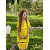 Arshiner Girls Short Set 2 Piece Summer Boho Clothes Tie-Back Puff Sleeve Top and Shorts with Pockets for 5-14 Years(Yellow)