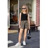 Arshiner Girls Summer 2 Piece Outfit Sleeveless Top and Paperbag Waist Shorts with Pockets Kids Shorts Set Ages 5-13(Leopard)