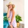 Arshiner Girls Summer 2 Piece Outfit Sleeveless Top and Paperbag Waist Shorts with Pockets Kids Shorts Set Ages 5-13(Purple)
