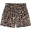Arshiner Girls Summer Outfits Sleeveless Fringe Tank Top and Elastic Waist Pocketed Shorts Set Girl Clothes 6-14 Years(Leopard)