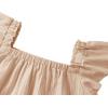 Arshiner Girls Summer Shorts Sets Cap Sleeve Top and Elastic Waist Pocketed Shorts Outfit 2 Piece Clothing Set(Champagne)