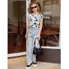 Arshiner Girls T Shirts Cap Sleeves Casual Summer Tops Crewneck Tank Loose Fit Fashion Blouse Tee(Black&white Tie Dye)