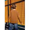 Arshiner Kids Boys Henley Shirts Cotton Long Sleeve Crewneck T-Shirts Color Block Tee Tops 3-12 Years(Light Brown)