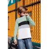 Arshiner Kids Boys Henley Shirts Cotton Long Sleeve Crewneck T-Shirts Color Block Tee Tops 3-12 Years(Light Green)