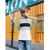 Arshiner Kids Boys Henley Shirts Cotton Long Sleeve Crewneck T-Shirts Color Block Tee Tops 3-12 Years(Light Green)