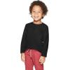 Arshiner Toddler Boys 3 Pack Long-Sleeve Henley T-Shirts Casual Cotton Graphic Shirt for 2-9 Years(Black/Black Print/Grey Print)