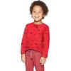 Arshiner Toddler Boys 3 Pack Long-Sleeve Henley T-Shirts Casual Cotton Graphic Shirt for 2-9 Years(Navy Stripe/Red Print/Light Blue Print)