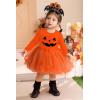Arshiner Toddler Girl Clothes Long Sleeve Pullover Sweatshirt and Tutu Skirt 2 Piece Outfits Kids Clothing Set Party Dress(Halloween)