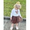 Arshiner Toddler Girl Clothes Long Sleeve Pullover Sweatshirt and Tutu Skirt 2 Piece Outfits Kids Clothing Set Party Dress(Leopard)