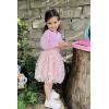 Arshiner Toddler Girl Clothes Long Sleeve Pullover Sweatshirt and Tutu Skirt 2 Piece Outfits Kids Clothing Set Party Dress(Light Pink)