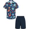 Navy - Planet Print