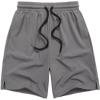 Arshiner Boys Athletic Shorts Kids Youth Quick Dry Summer Shorts Running Hiking Casual with Pockets 5-13 Years(Dark Grey)