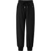Arshiner Boys Casual Pants Elastic Waist Drawstring Kids Pants Youth Tapered Sweatpants Zipper Pockets Black