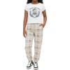 Arshiner Girls Clothes 2 Piece Summer Outfits Drop Shoulder Top Pullover Sweatpants Jogger Set Sweatsuits Tracksuits 6-14Y(Teddy)