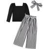 Black + Striped