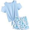 Blue Floral Print