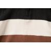 Arshiner Boy’s Cable Knitted Sweater Half Zip Lightweight Casual Pullovers for Kids 3-12 Years(Jersey Knit Black/Cream/Brown Striped)