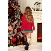Arshiner Girls Sweaters Turtleneck Kids Tunic Long Sleeve Knit Chunky Pullover Jumper Tops(Xmas Pattern)