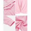 Arshiner Hoodies for Teen Girls Twist Front Tie Dye Hooded Sweatshirt Casual Long Sleeve Tops Clothes for 5-13 Years(Pink)