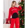 Arshiner Girls Cropped Sweatshirt Long Sleeve Shirts High Low Hem Crop Tops for Teens Kids Hoodies with Cami 5-14 Years(Red & Black)