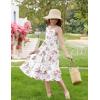 Arshiner Girls Cami Summer Dress Casual Sleeveless Sundress with Pockets for 5-14 Y(Pink Floral)