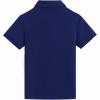Boys Striped Polo Shirt Short Sleeve Golf Shirt School Uniform Shirts Summer Active Performance Tops for Kid 4-12 Years(Blue)