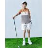 Boys Striped Polo Shirt Short Sleeve Golf Shirt School Uniform Shirts Summer Active Performance Tops for Kid 4-12 Years(Camel)