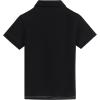 Boys Striped Polo Shirt Short Sleeve Golf Shirt School Uniform Shirts Summer Active Performance Tops for Kid 4-12 Years(Grey Camouflage)