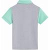 Boys Striped Polo Shirt Short Sleeve Golf Shirt School Uniform Shirts Summer Active Performance Tops for Kid 4-12 Years(Ice Green)