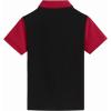 Boys Striped Polo Shirt Short Sleeve Golf Shirt School Uniform Shirts Summer Active Performance Tops for Kid 4-12 Years(Red)
