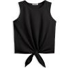 Arshiner Toddler Girls Short Sets Tie Knot Tank Top and Paperbag Waist Shorts Cute Girl Summer Clothing for 2-7 Years(Red and White Dot)