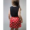 Arshiner Toddler Girls Short Sets Tie Knot Tank Top and Paperbag Waist Shorts Cute Girl Summer Clothing for 2-7 Years(Red and White Dot)