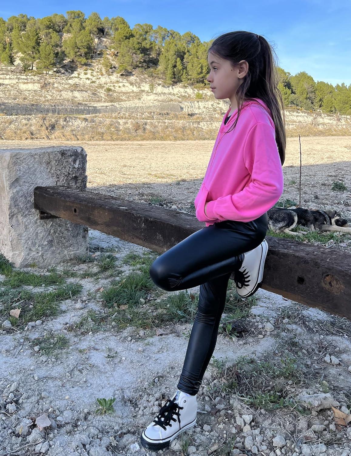 image:imageArshiner Girls Zip Up Hoodies Cropped FullZip Hoodie Kids Casual Sweatshirt Spring Fall Jackets with PocketsPeach Pink